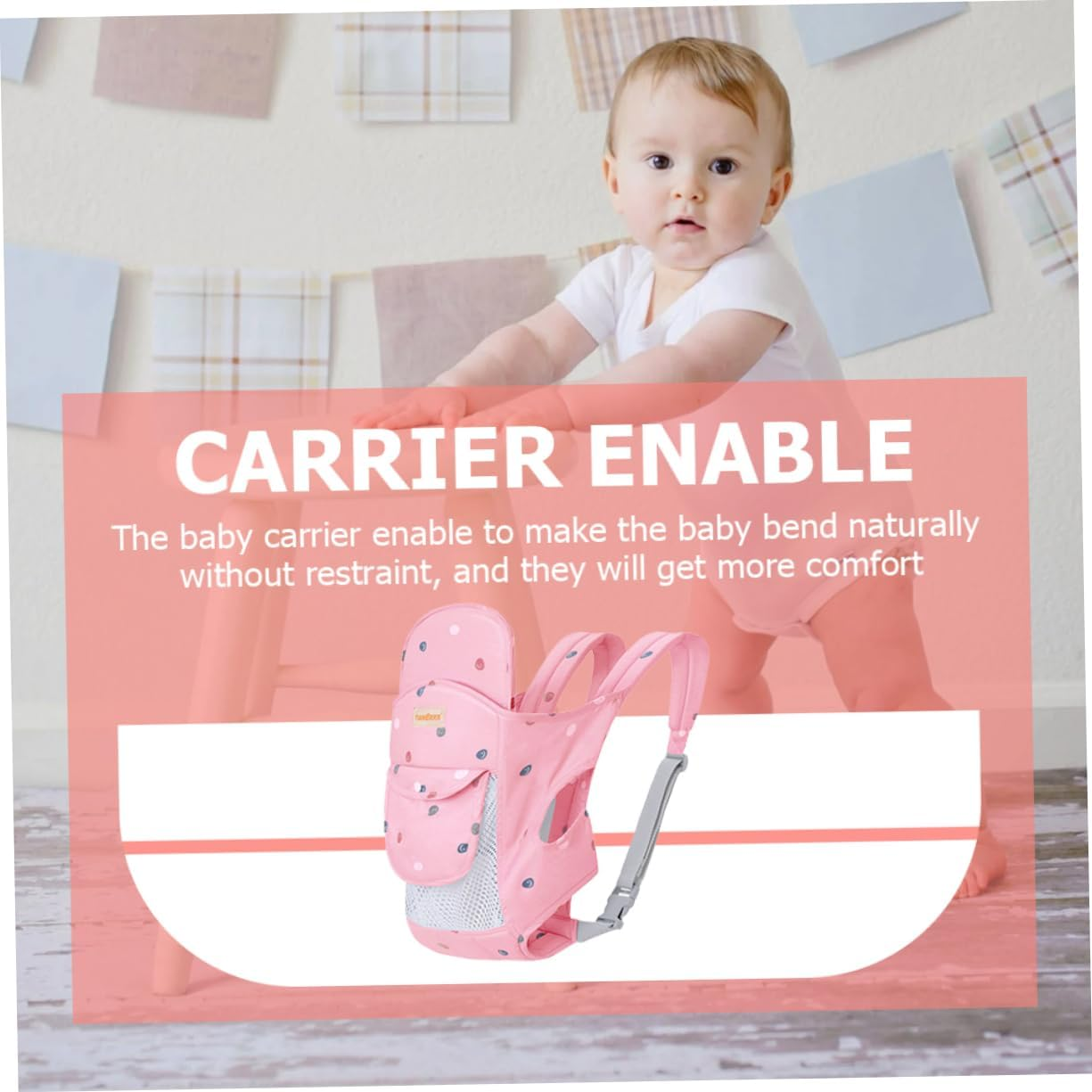 Vaguelly Carrier Alternative Newborn to Boy Girl Padded Shoulder Carrier for Breastfeeding