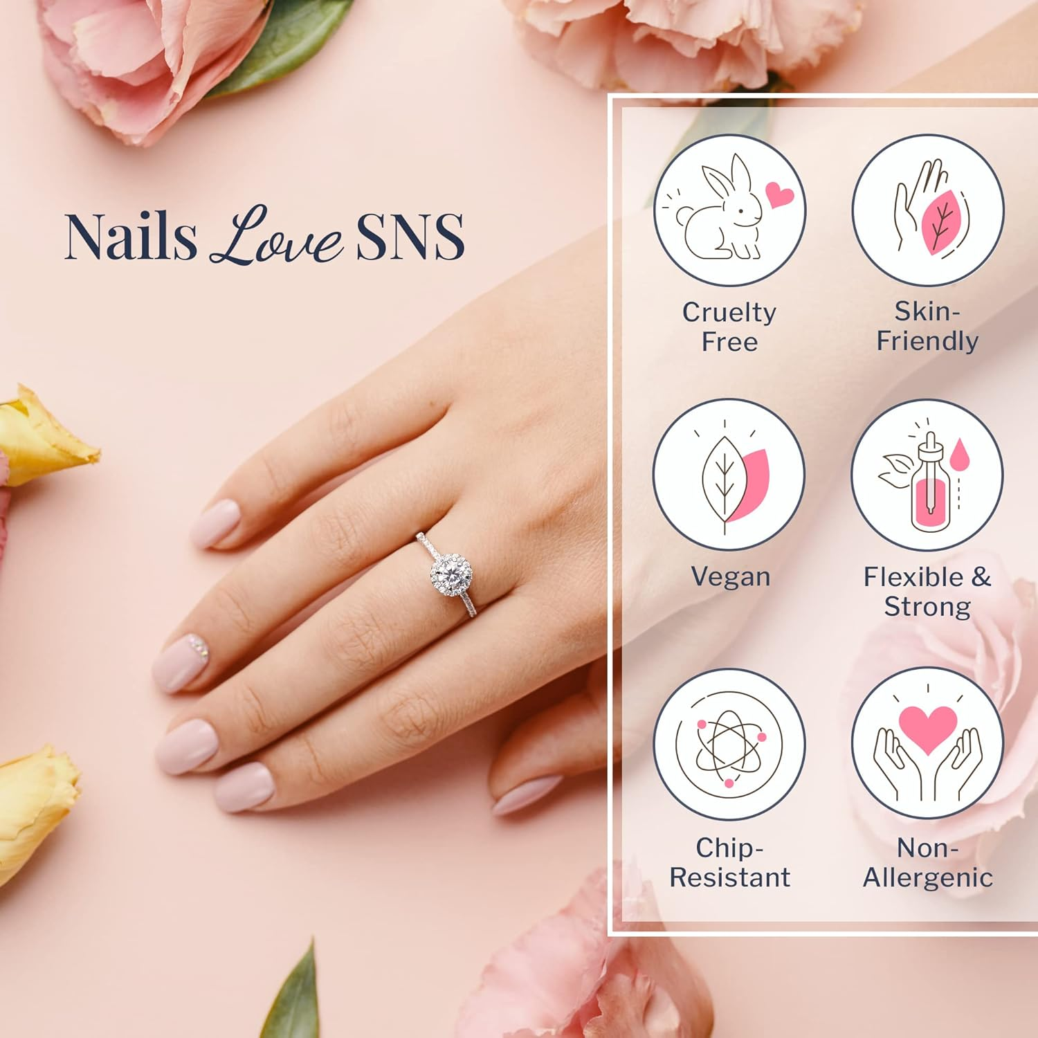 SNS Nail Dip Powder, Gelous Color Dipping Powder - Age Is Just a Number (Natural/Nudes) - Long-Lasting Nail Color & Polish Lasts 14 Days - Odor-Free & No UV Lamp Needed image number 6