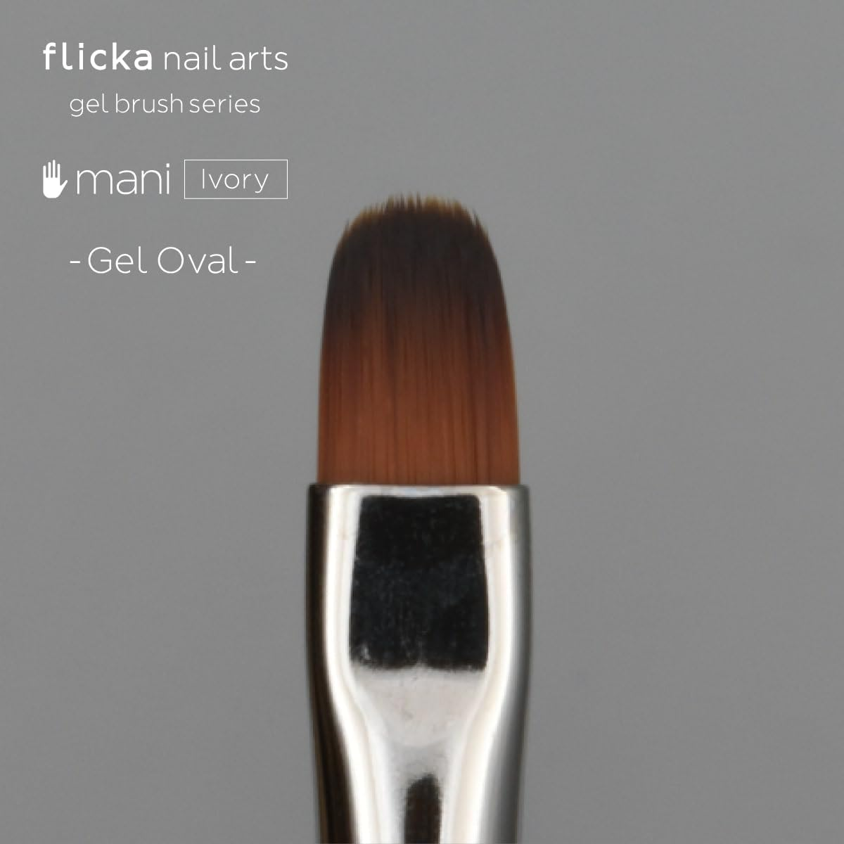 Flicka Nail Arts "Mani" Ivory Gel Oval image number 2