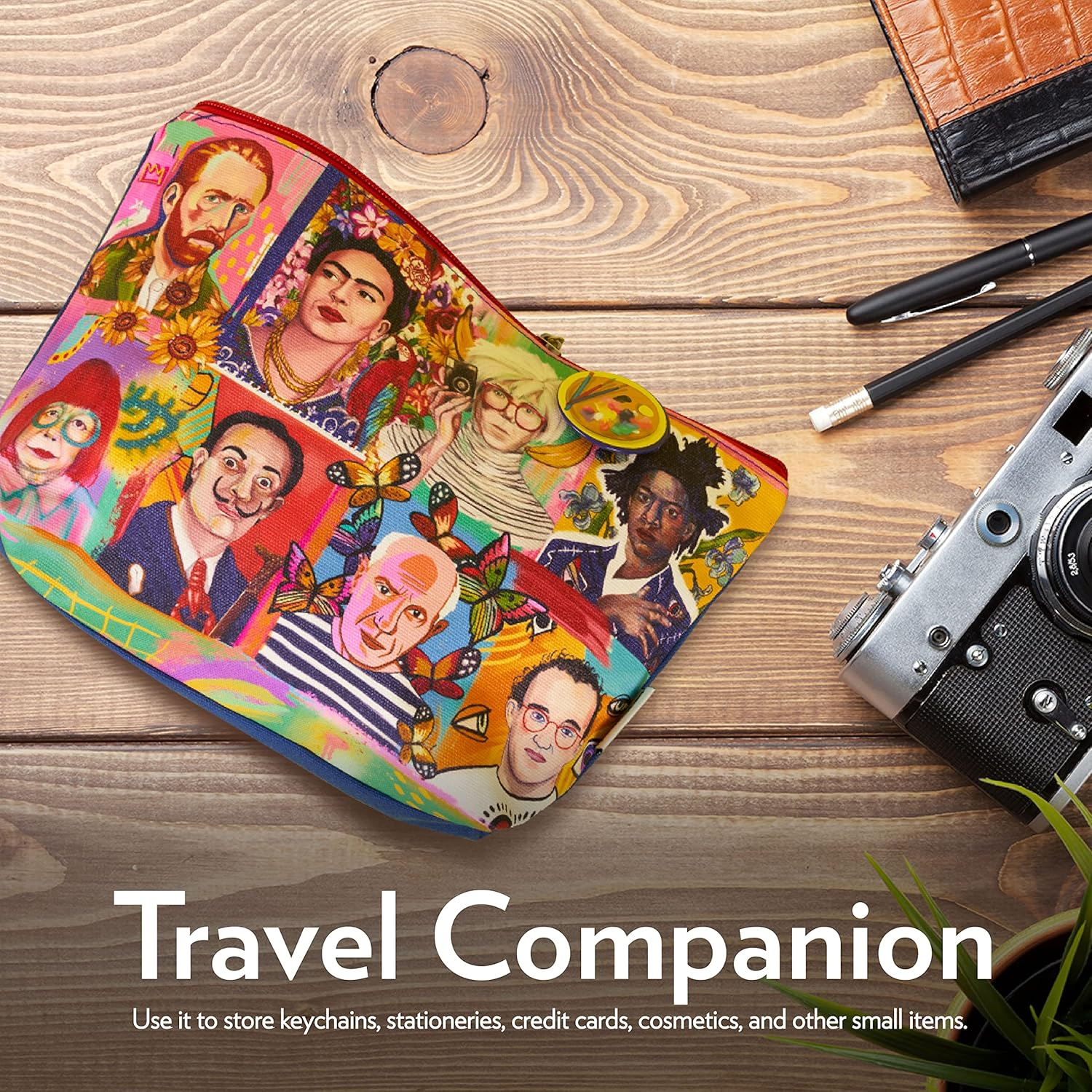 La La Land Travel Pouch Tribute Artists, Makeup Organizer, Makeup Pouch, Travel Essentials, Approx. 28.5 X 20 X 8 Cm - Fabulous image number 2