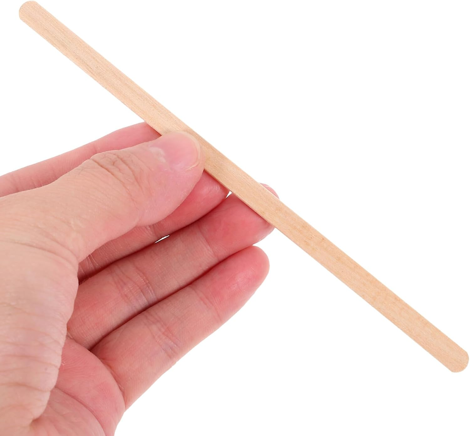 ABOOFAN 250Pcs 14Cm Wooden Coffee Mixing Sticks Disposable Beverage Stirrer for Hot Drinks Tea Cocktails Home Coffee Bar Accessories image number 2