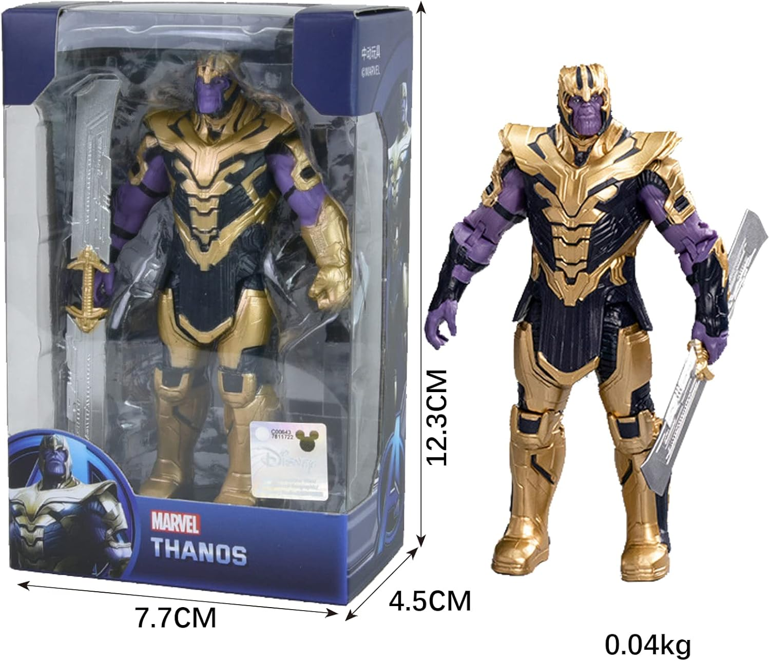 FAMILIO Marvel Avengers Titan Hero Series Blast Gear Thanos Action Figure Toy Thanos Toys Thanos Figure Marvel Action Figure Superhero Toys Thanos Figure Thanos Toys image number 4