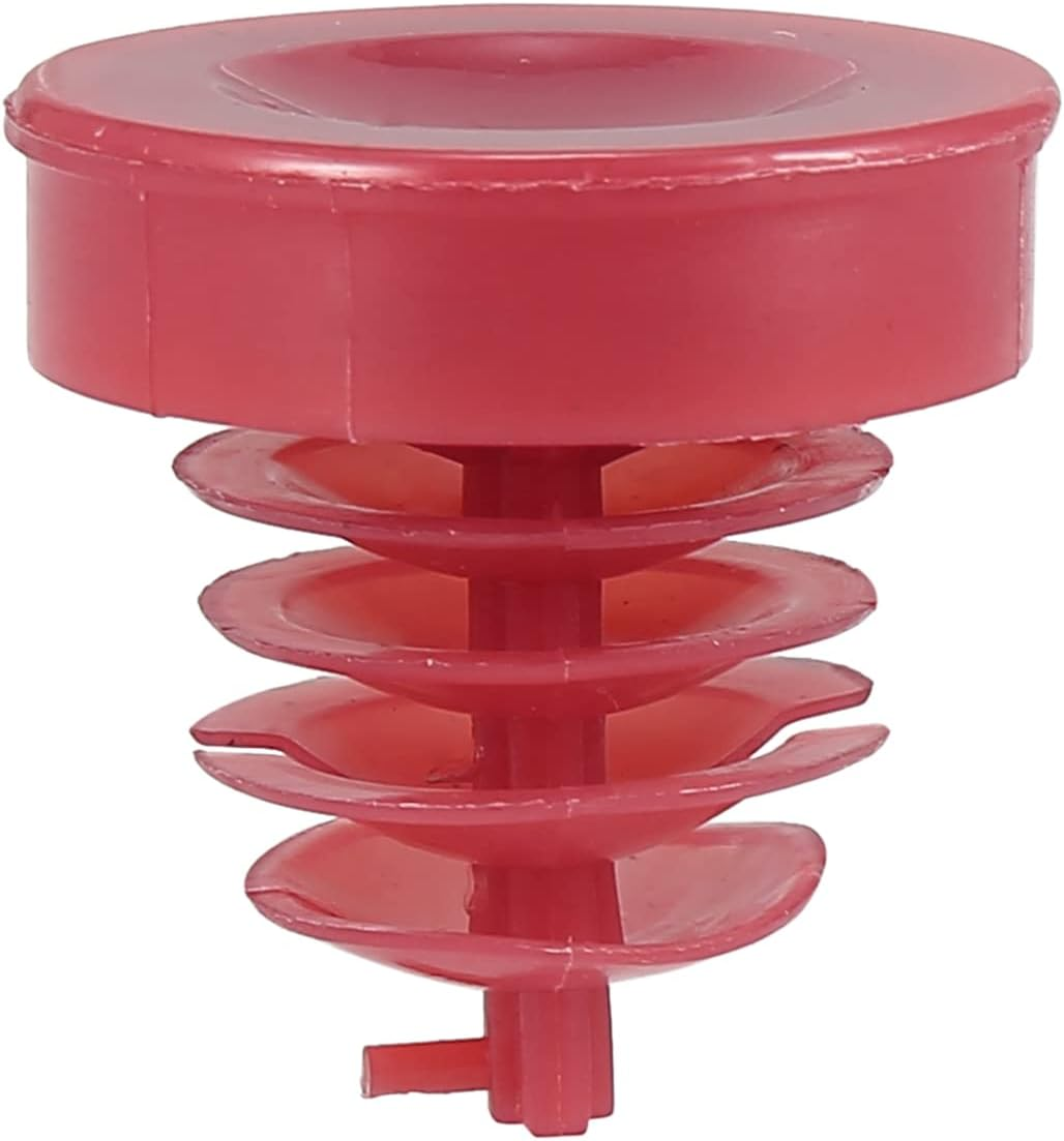 X AUTOHAUX 53697-SB3-952 Power Steering Pump Reservoir Cap Red for Honda Civic Odyssey Accord CR-V for Acura RL RDX MDX Plastic