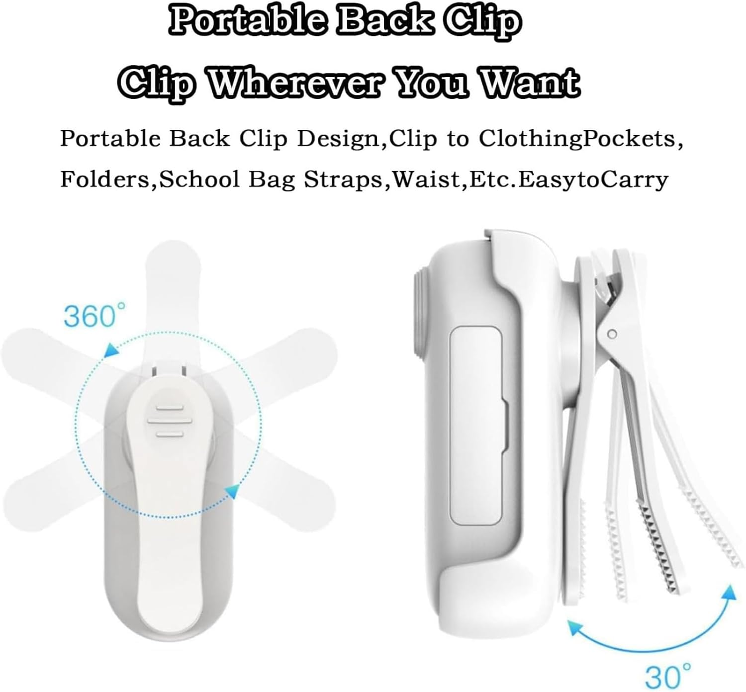 256G 4K POV Hd Wearable Thumb Action Camera, Motorcycle/Cycling Helmet Camera with Magnetic Clip, 120&deg;Wide-Angle,360&deg; Rotation,Ip68 Waterproof, for Vlog Recording (Balck-1080P-Wifi,256G) image number 2