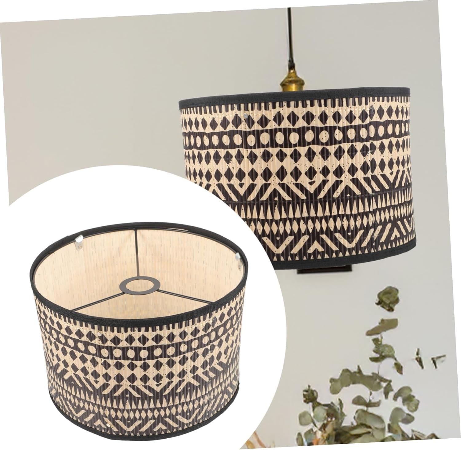 Pendant Lamp Shade Hanging Lamp Shades Barrel Lamp Shades Modern Lamp Shade Pendant Light Shades Only Bamboo Lamp Shade Lamp Replacement Parts Woven Lamp Shade Lamp Shades/605 image number 6