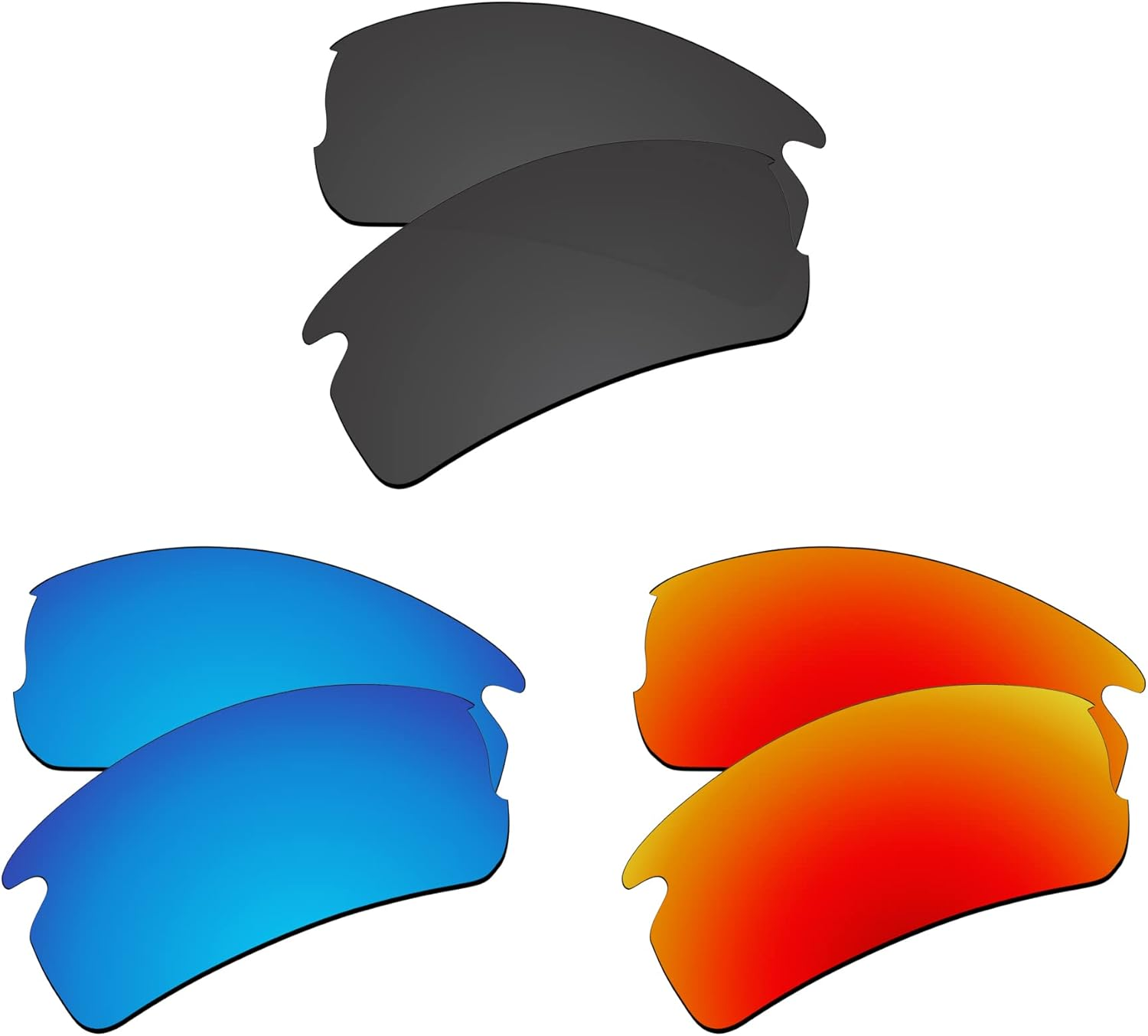 Ezreplace Lenses Replacement for Oakley Flak 2.0 OO9295 Sunglasses (Polarized Lenses)