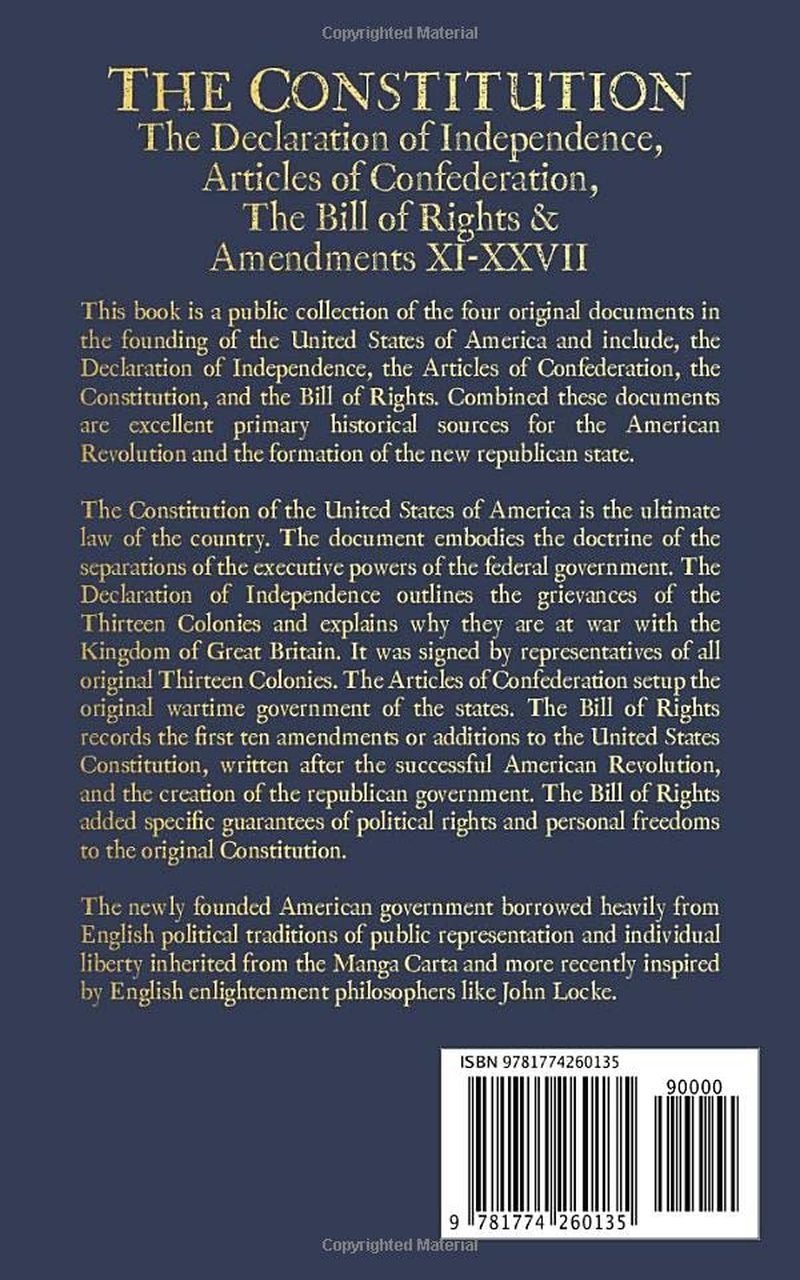 The Constitution of the United States of America: the Declaration of Independence, the Bill of Rights image number 2