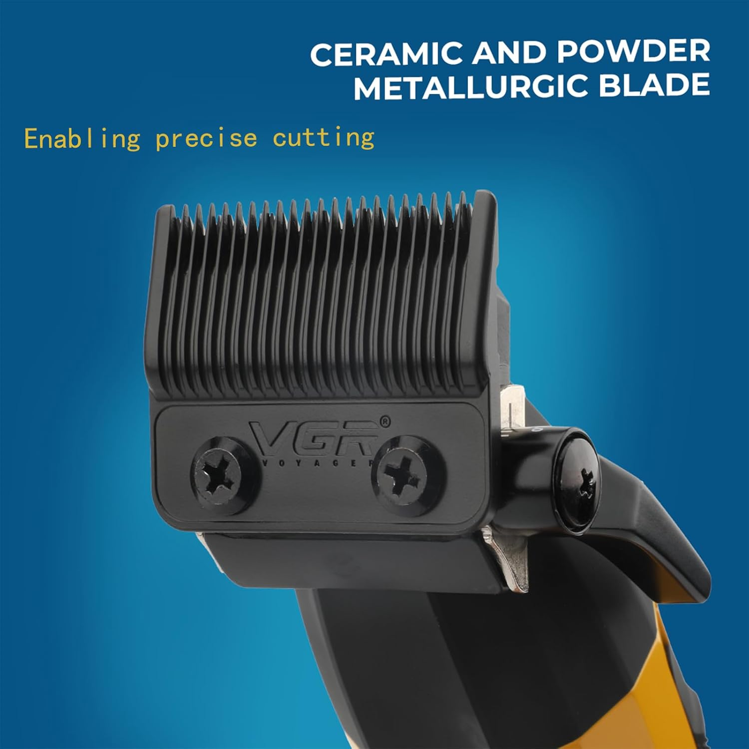 VGR 285 Fresh Fade Hair Trimmer for Men, 9000RPM Professional Barber Clipper for Haircut, Wireless Small Trimmer, Lightweight Versatile Barber Set with LED Display