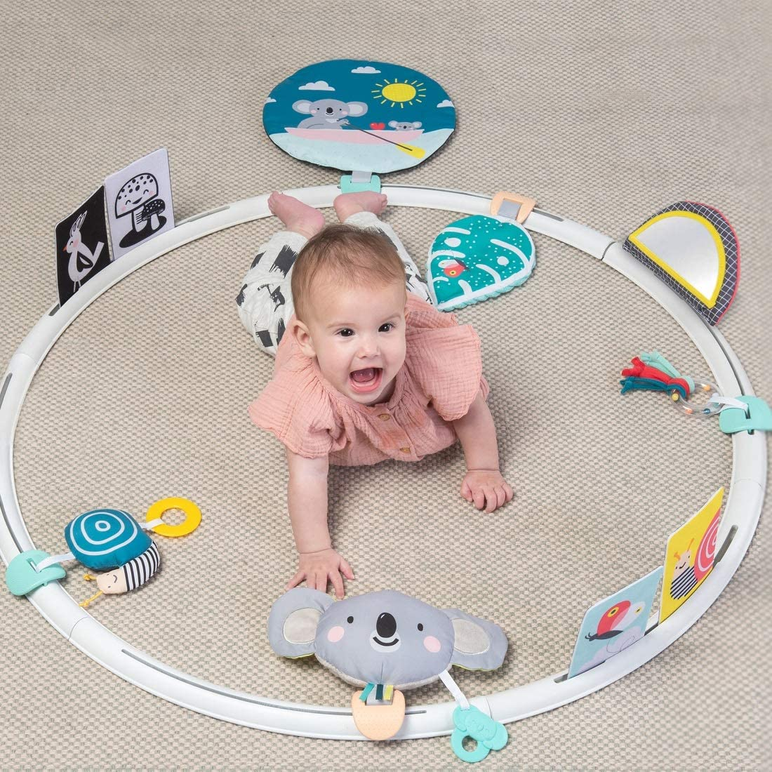Taf Toys All around Me Activity Hoop | Developmental Hoop, Prefect for Newborns and Up, with 24 Developmental Activities. Designed to Promote Baby&rsquo;S Senses, Motor Skills and Cognitive Development image number 6