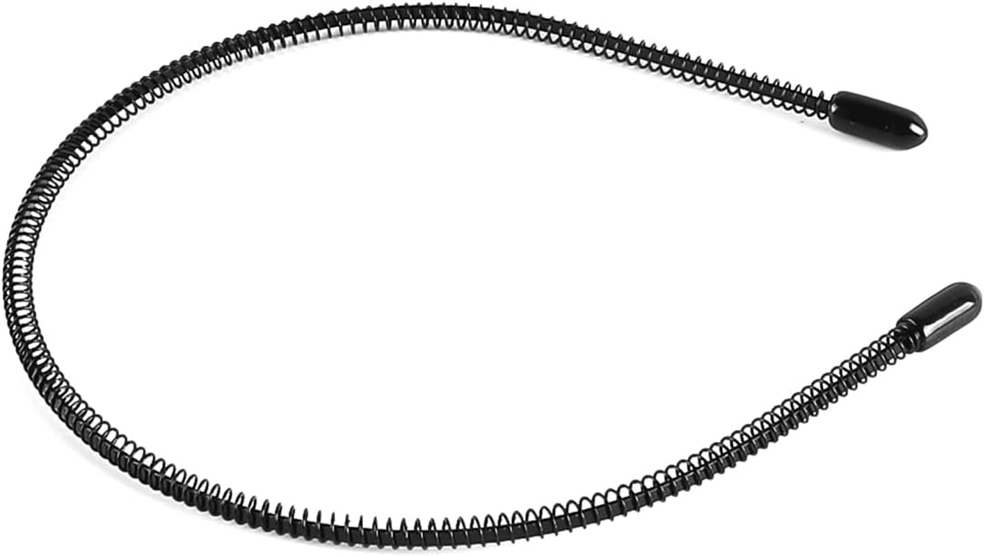 Laroal 6 Pack Headbands for Men Women Black Hair Band Spring Wave Makeup Sports Suitable for Washing Face Hairdressing image number 2