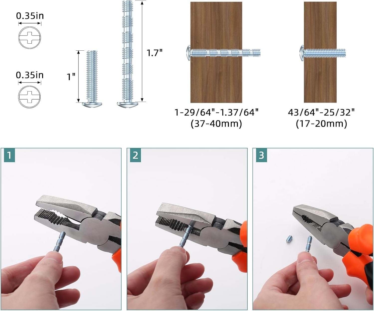 ELEBUILD Pack of 12 Handles 160Mm Chrome Cupboard Handles Elegant Kitchen Handles image number 6