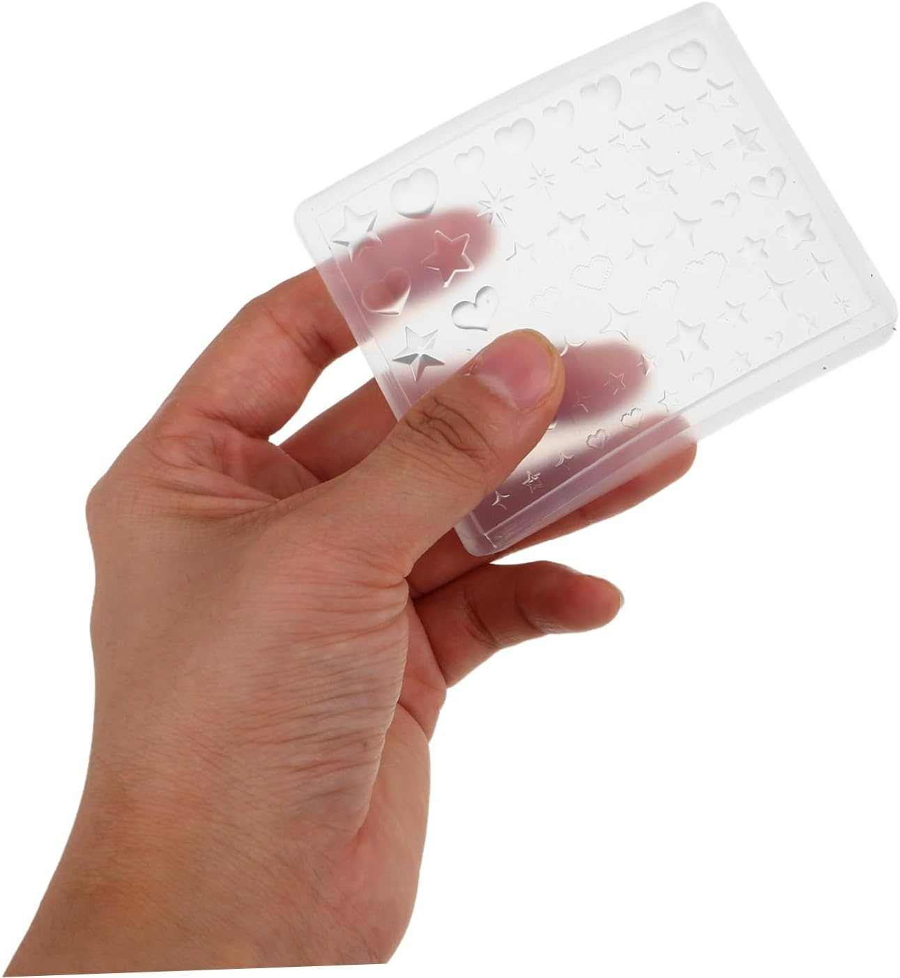 Beaupretty 2Pcs Silicone Nail Molds Heart Star Shapes Soft Durable Nail Decoration Silicone Mold for DIY Manicure Creative Easy Demolding Resin Craft Supplies for Women image number 2