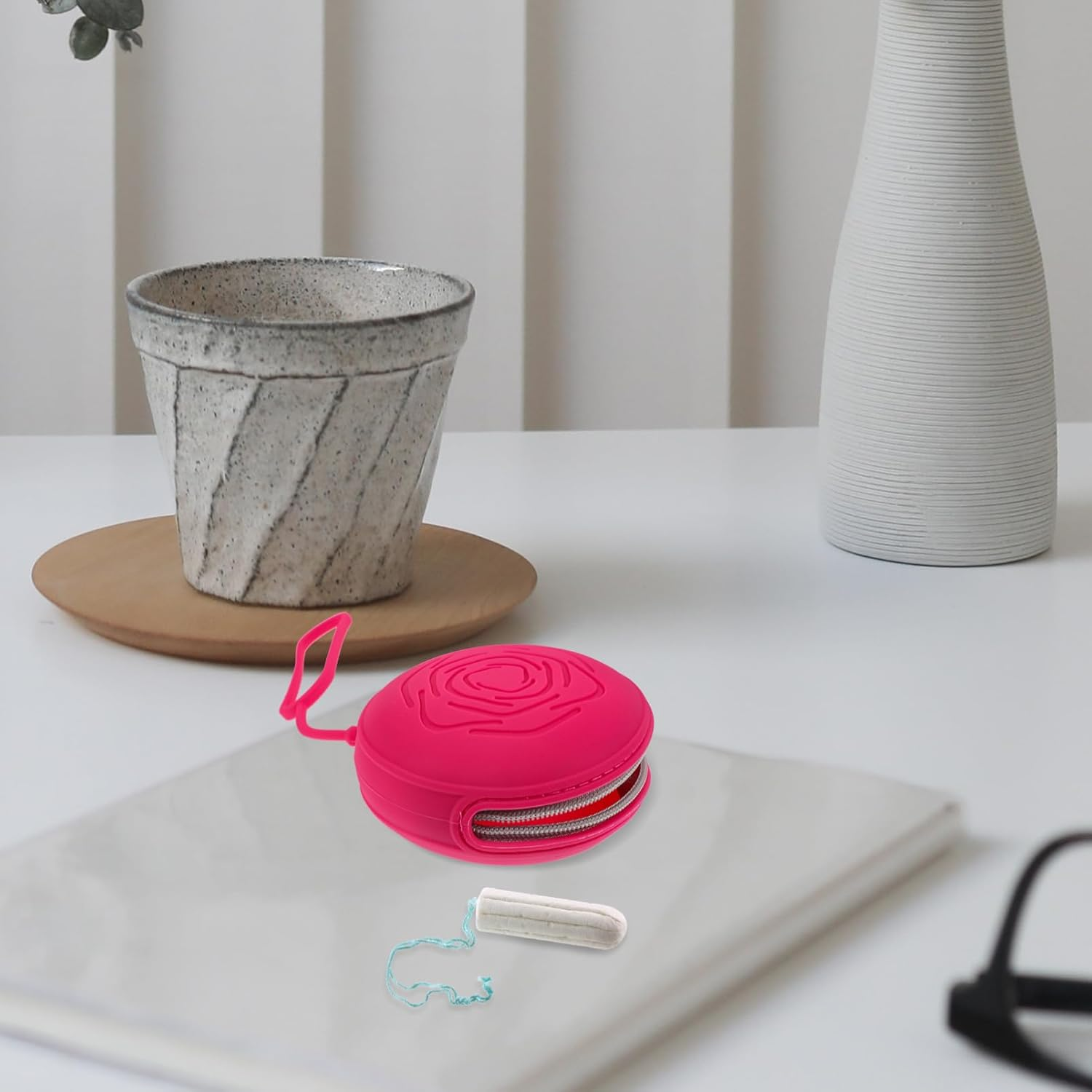 Silicone Organizer Box Leakproof Smooth Edges Compact and Portable for Travel Period - Black image number 2