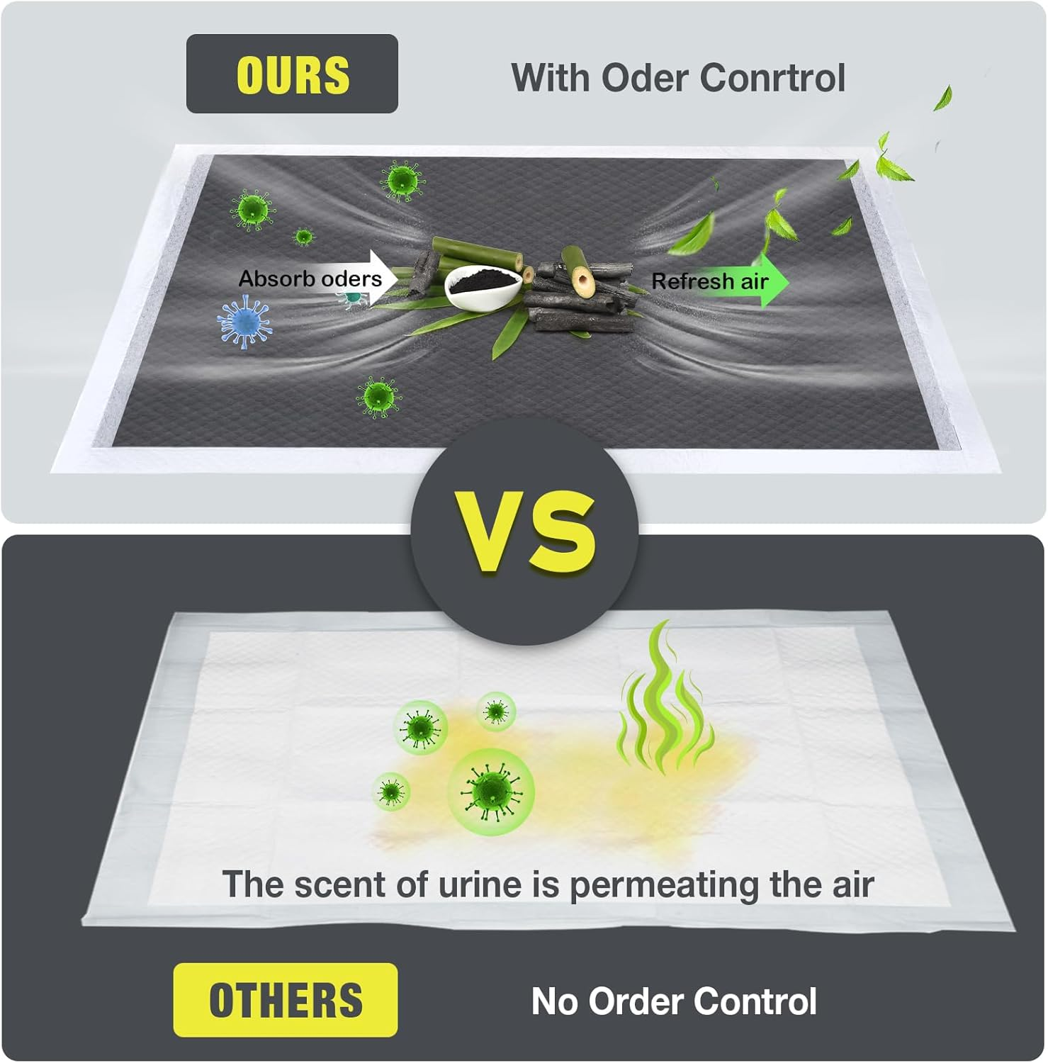 Flying Paws Disposable Puppy Dog Pads for Potty Training,Super Absorbent & Odor Neutralizing Training Pads for Dogs and Cats,Leak-Proof Puppy Pee Pads (S-100 Count 13"&times;18")