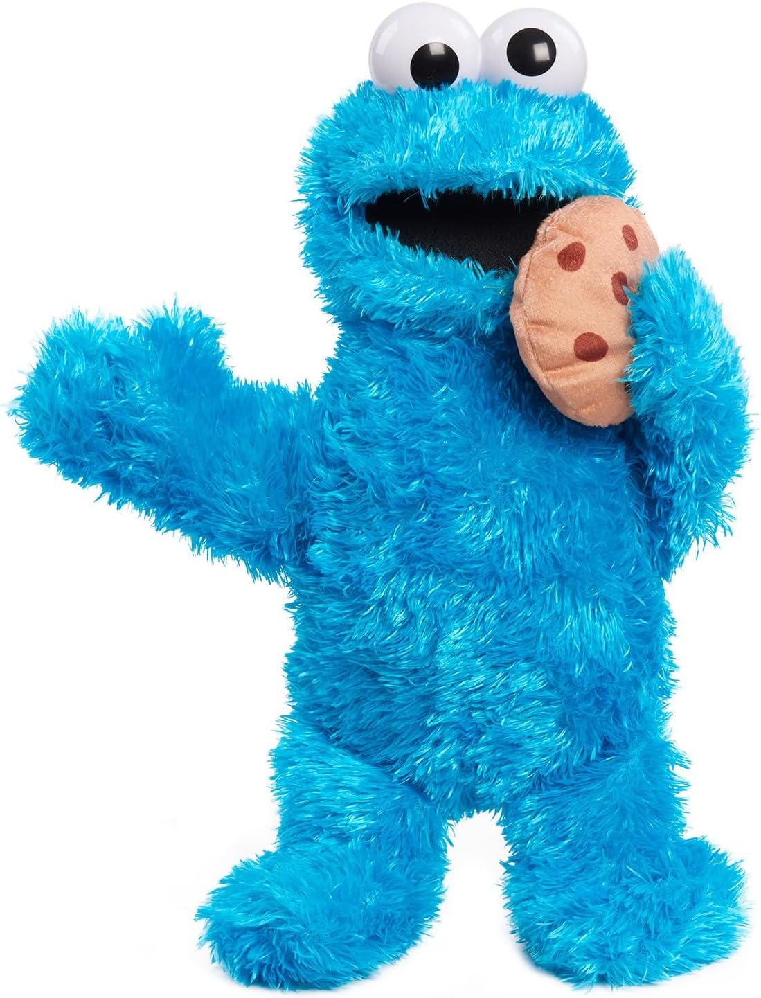 Sesame Street Animated Plush, 18 Months+, Interactive Toy, Cookie Monster, Electronic Learning, 35Cm Height, 2 AAA Batteries, 300G