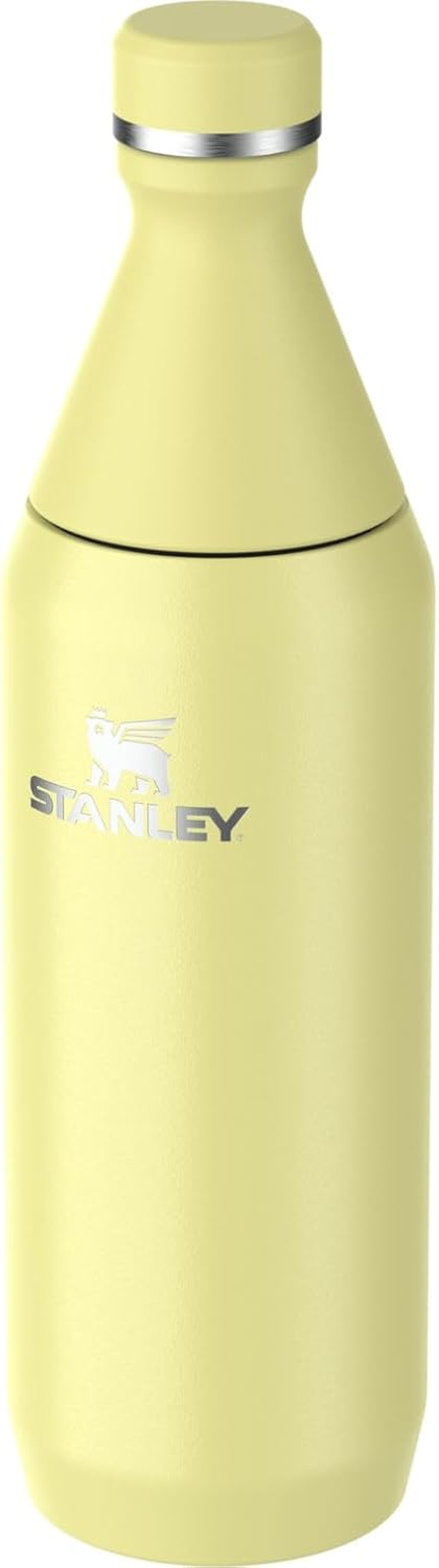 Stanley All Day Slim Bottle 20 Oz | Leakproof Twist on Lid | Slim Design for Travel and Gym | Insulated Stainless Steel Water Bottle | Bpa-Free | Rose Quartz image number 4