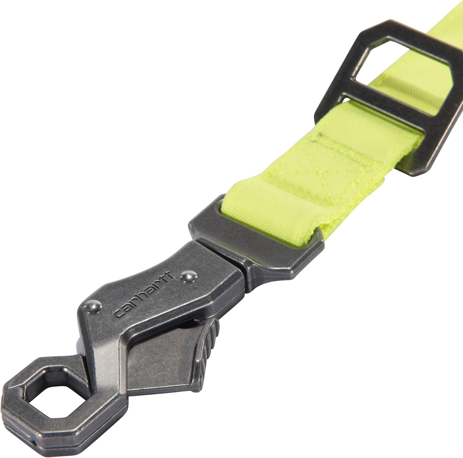 Carhartt Pet Durable Nylon Duck Leashes for Dogs, Reflective Stitching for Visibility, Brite Lime, Large image number 1