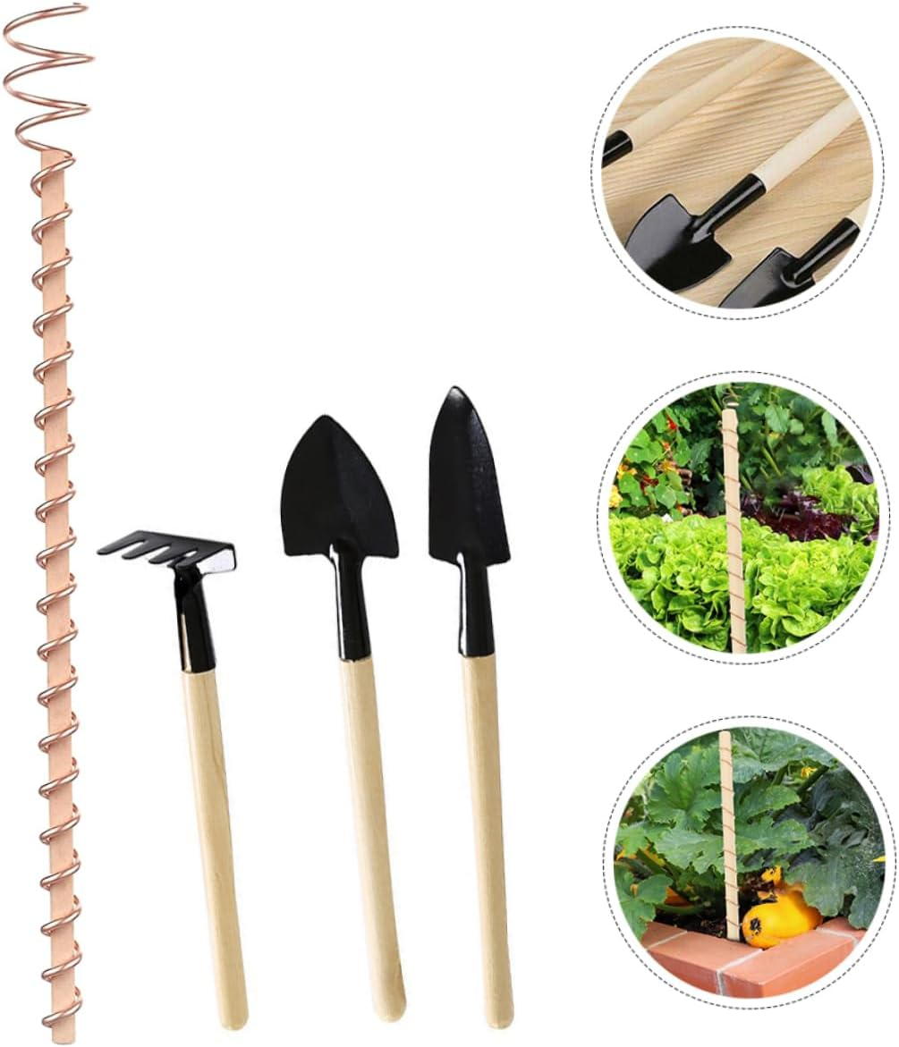 CIMAXIC Garden Antenna Wire for Planting Electroculture Stakes 9Pcs Pure Wire Stake Gardening Tools Set Easy Assembly for Gardening image number 1