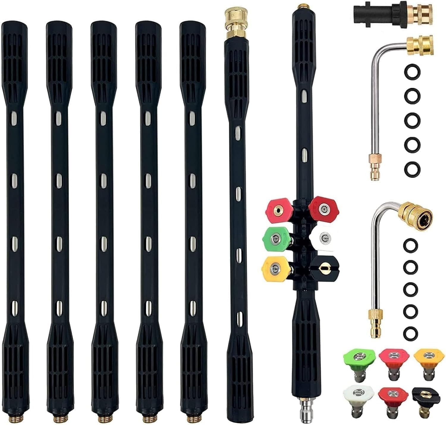 High Pressure Washer Gun Adapter with 1/4'' Quick Connect Female Fitting Compatible with Karcher/K&auml;rcher K Series K2, K3, K4, K5, K6, K7 High Pressure Washer