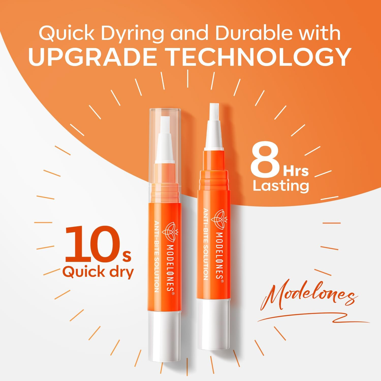 Modelones Stop Nail Biting Pen, Nail Biting Prevention, Thumb Sucking Deterrent, Nail Biting Treatment for Kids & Adults, Natural Nail Care Pen to Help Stop Nail Biting Habit, Safe Solution for Biters