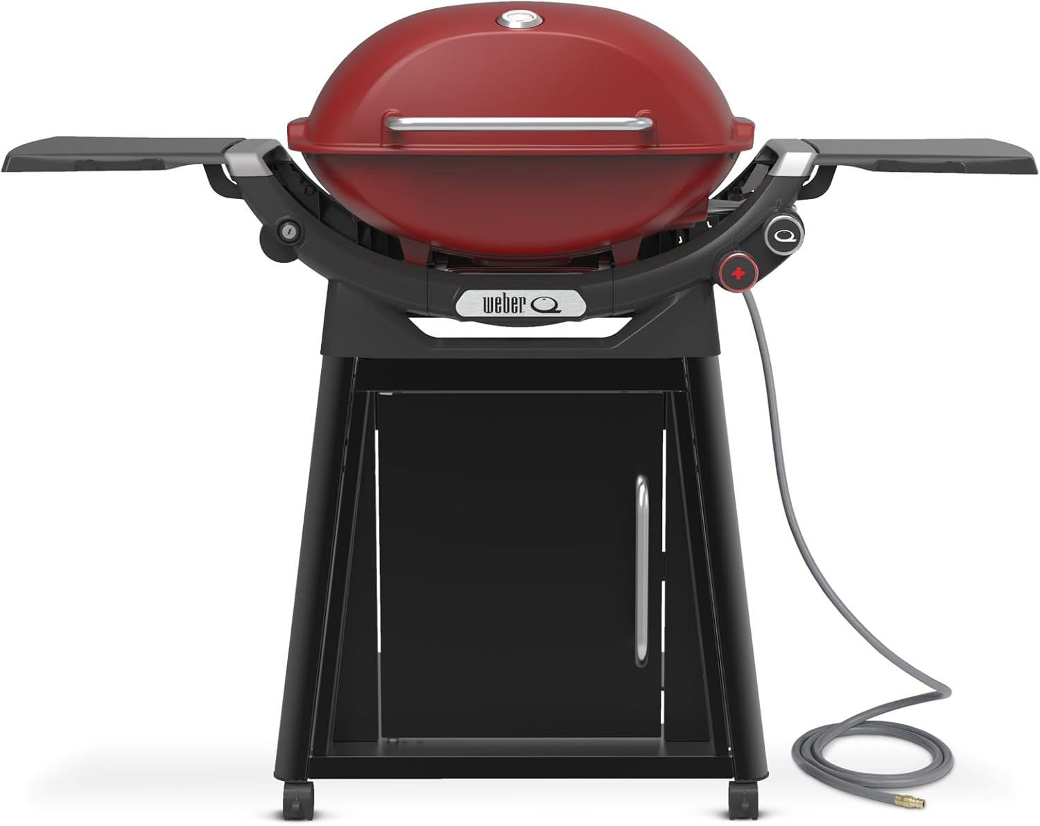 Weber Family Q+ Premium Gas BBQ (Q3200N+ - Latest 3Rd Generation) - Natural Gas Flame Red