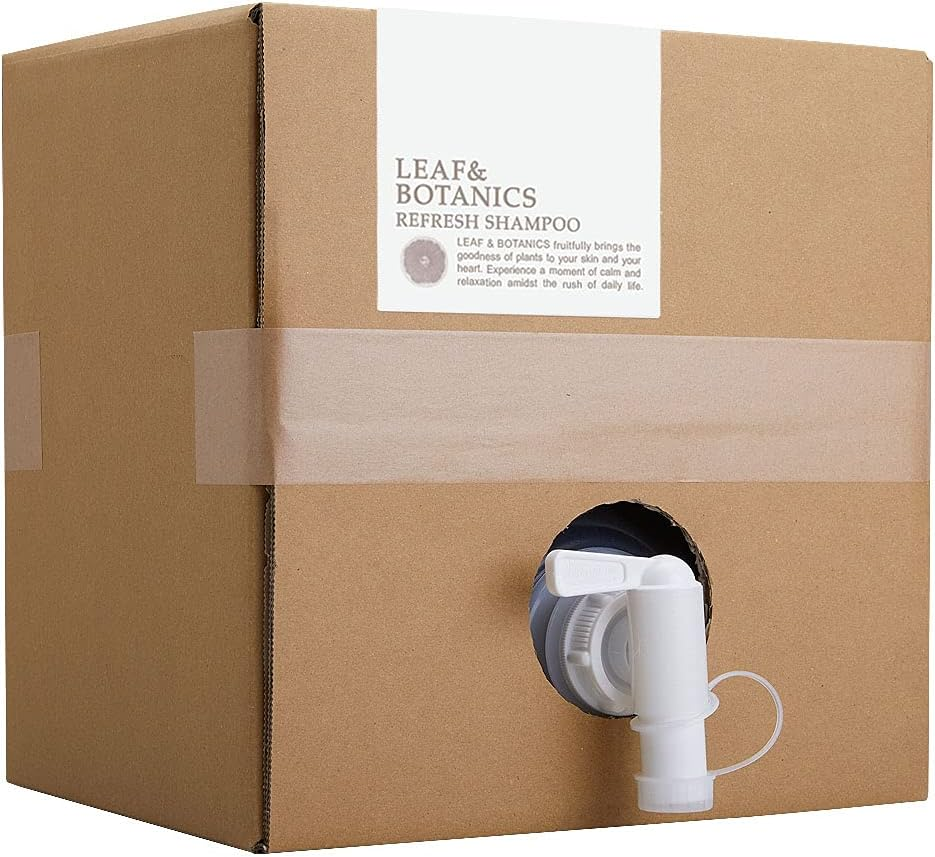 Leaf & Botanics Refreshing Shampoo Refill, 12.5 Fl Oz (370 Ml), Fresh