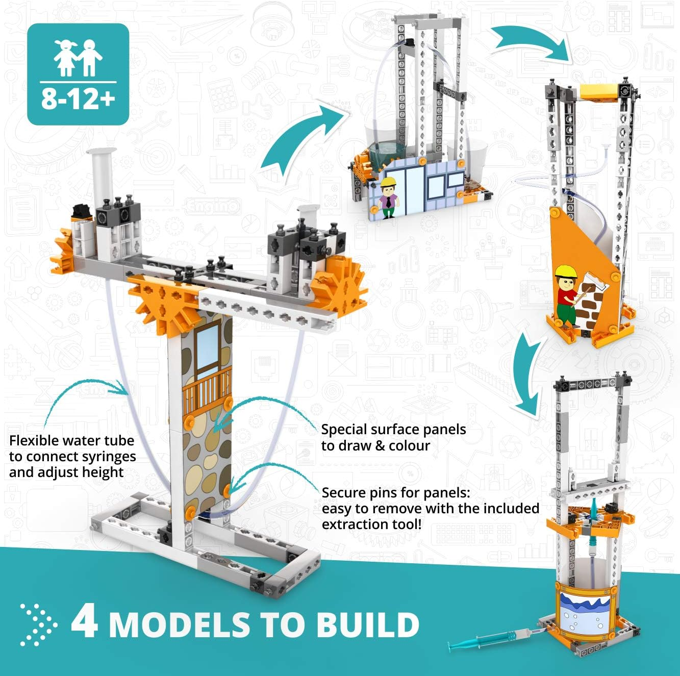 Engino Academy of Steam Hydraulics Science Building Block