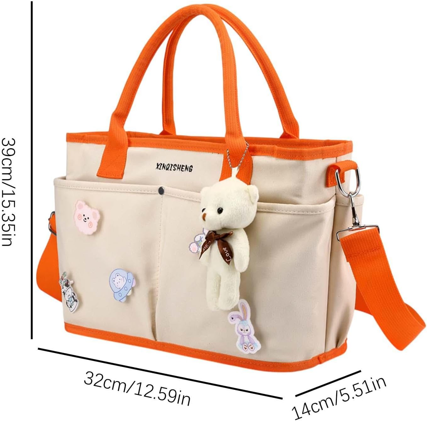 Satchel Bags for Women, Large Capacity Waterproof Purses, Multi Purpose Nursery Storage Tote, Lightweight Diaper Bag with Spacious Opening, Ideal for Women the Go - Blue image number 3