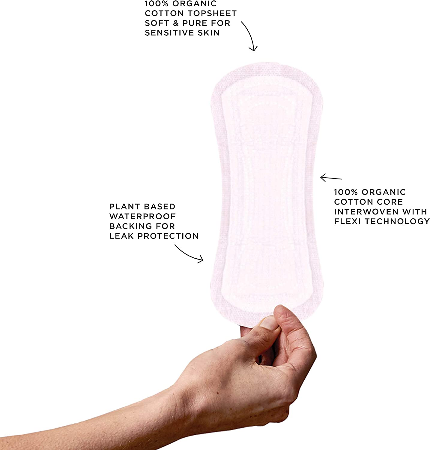 TOM Organic Ultra Thin Panty Liners, 26 Count image number 3