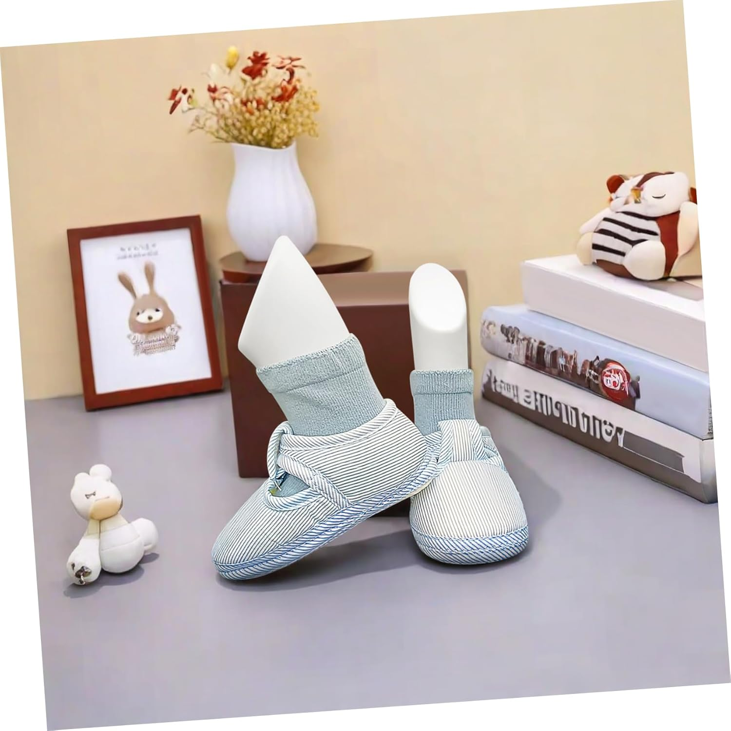4Pcs Baby Foot Mannequin Plastic Foot Models 11.5Cm 14Cm Reusable for Store Shoe Mannequin Supply image number 4