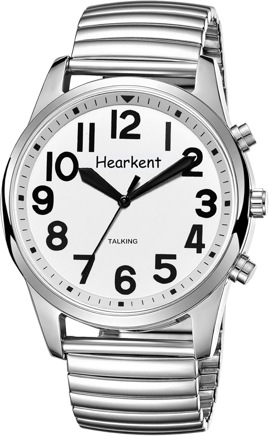 Hearkent Talking Watch with Jumbo Numbers, Men'S Wrist Watch, Clear Loud English Voice for Blind, Seniors,Visually Impaired,Or Elderly, Easy to Read