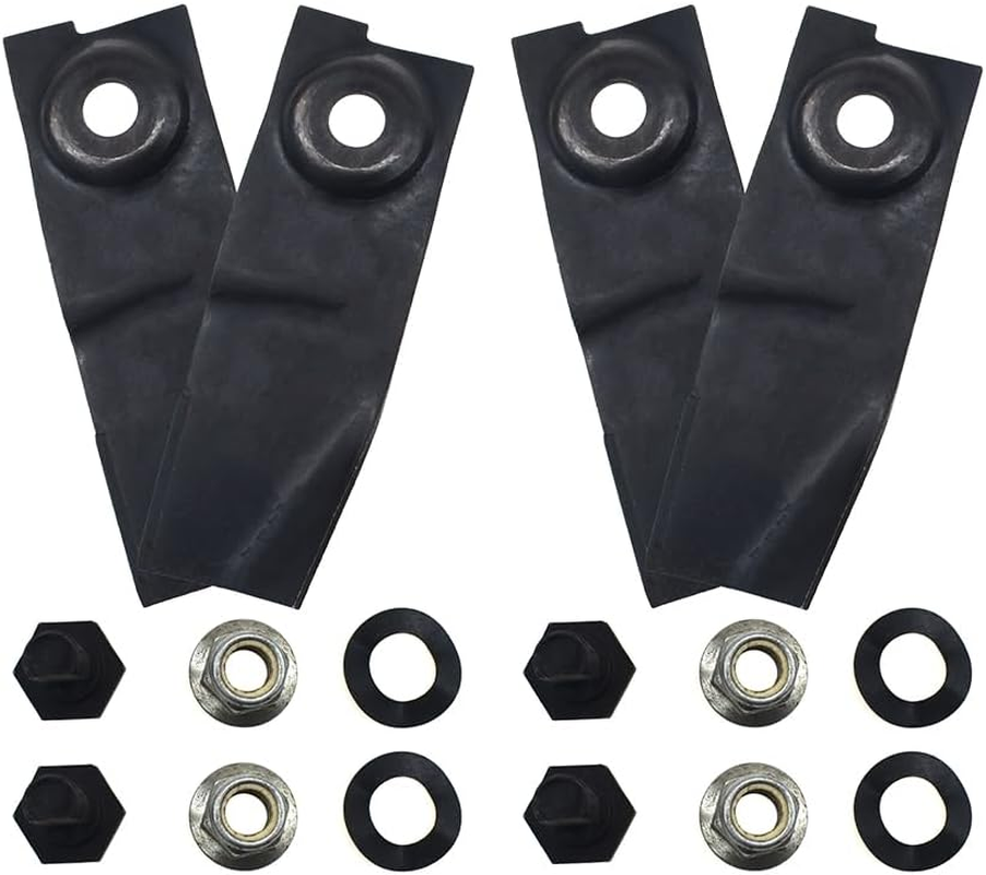2 Pairs Blade Fit for 19" Masport & Morrison Mower 783310 783529 S18 486 ST 3N'1 18"&19" Series S19 President 4000 AL Combo President Series Lawn Mowers image number 1