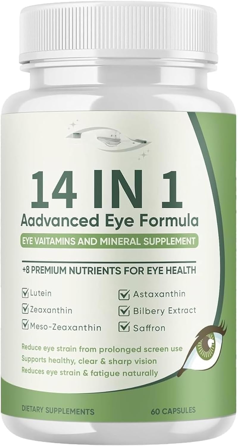 NEW 14 in 1 Advanced Eye Formula - 60Pcs,1Pcs image number 3