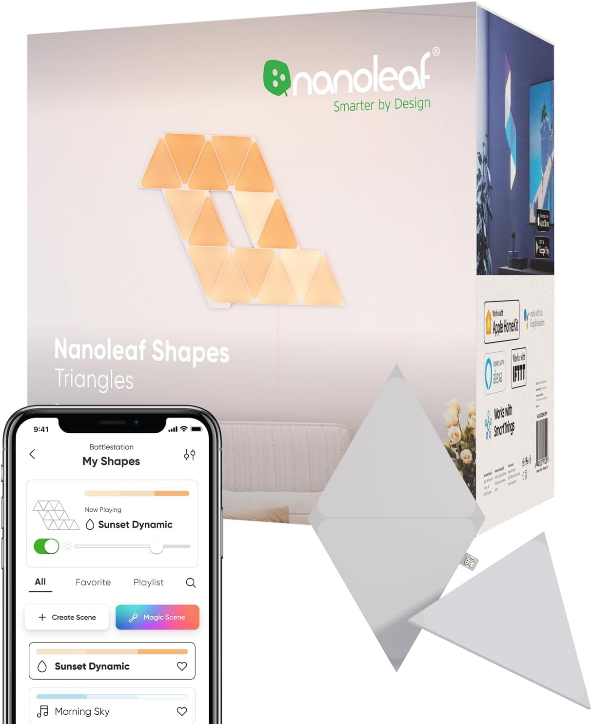 Nanoleaf Shapes Hexagons Starter Kit (15 Panels)