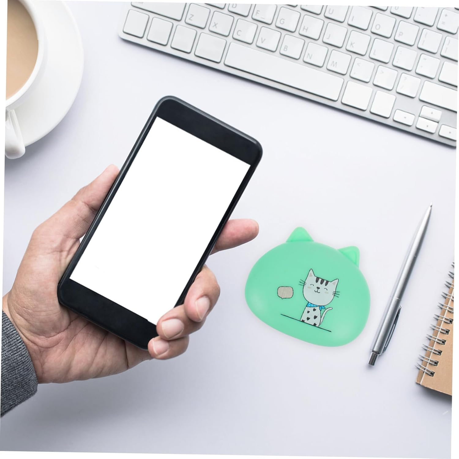 HOUDERCO Wired In-Ear Earphones High Sound Quality Corded Headset Universal Earbuds Compatible with Huawei Phones Green for Daily Phone Use