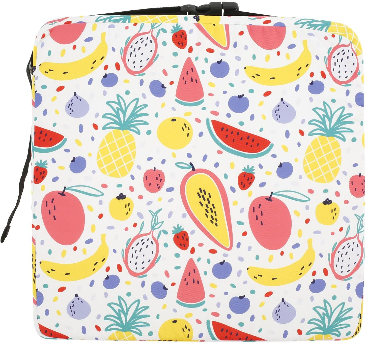 Toddler Booster Seat Booster Seat for Dining Table Portable High Chair Cushion Soft Breathable Booster Seat Pad with Safety Buckles Non-Slip Bottom Booster Chair Cushion for Toddlers Eating (Shape 1)