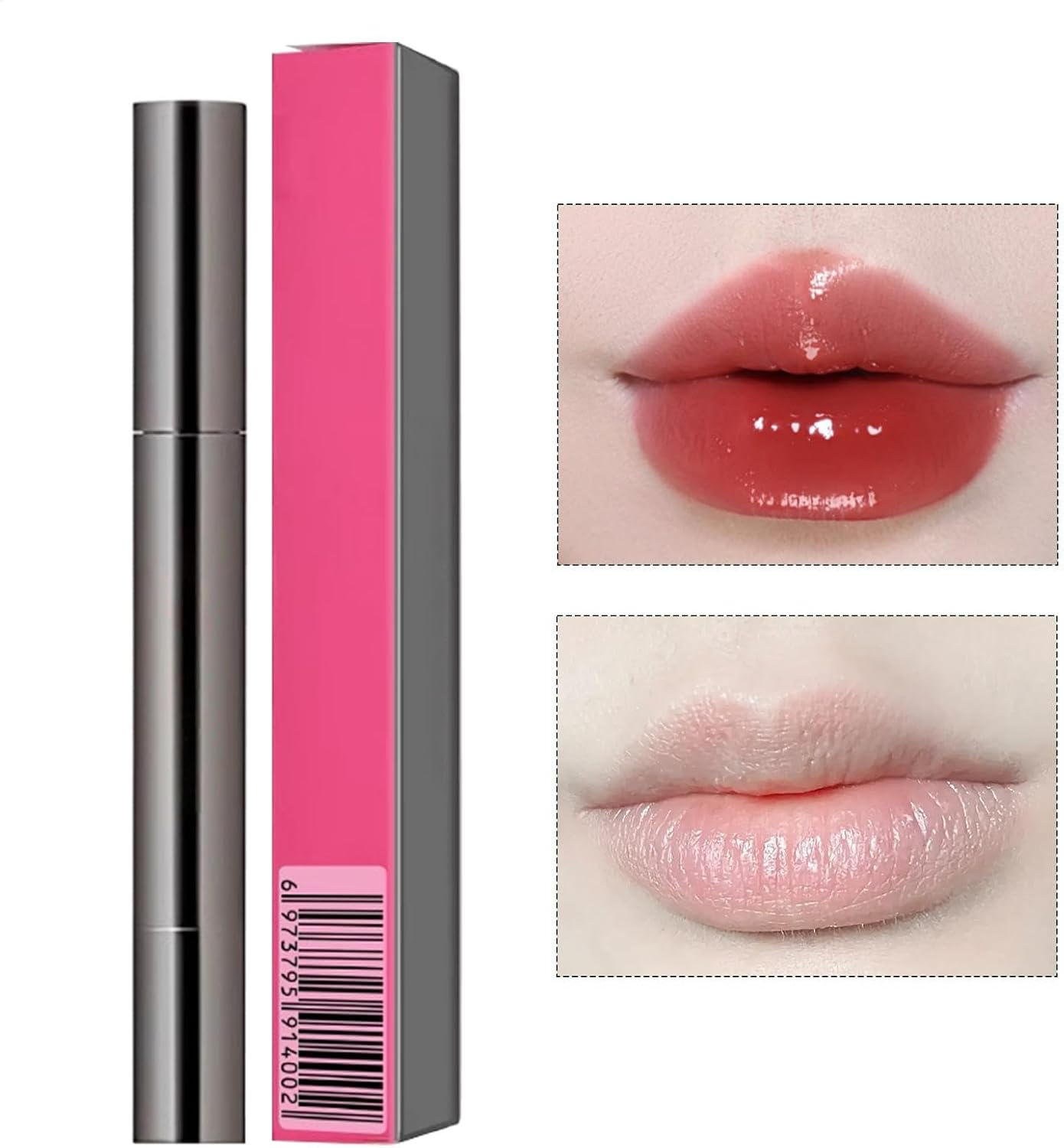 Jelly Lip Oil - Korean Jelly Lip Gloss | Jelly Gloss Lipstick | Jelly Lipstick | Lips Moisturizer Jelly Gloss Lipstick | Moisturizing Jelly Plumping Lip Balm Long Lasting Shine Vibrant Color - M J03 image number 4