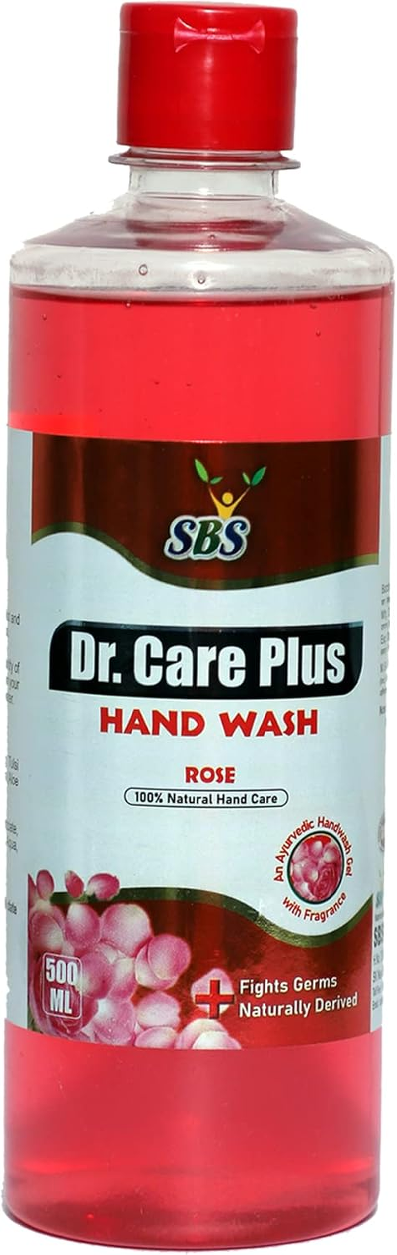 SBS Dr. Care plus Rose Handwash - 100% Natural, Neem, Tulsi & Aloevera, for Soft & Odor Free Hands (Rose) image number 5