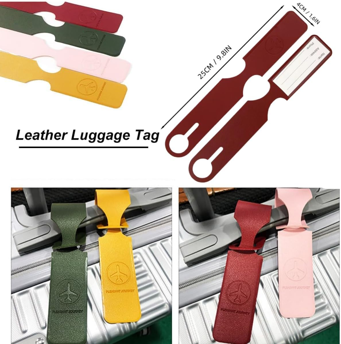 ZANZER Suitcase Cover Protector with Luggage Tag for 26-32 Inch, Elastic Dust Luggage Cover for Suitcase, Washable Thickened Anti-Scratch Travel Accessories ((Fit 26-28 Inch) L) image number 6