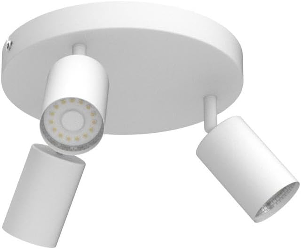 Ketom GU10 Ceiling Spotlight LED &ndash; Ceiling Spotlight 3 Bulbs round &ndash; LED Ceiling Light Swivelling &ndash; White Ceiling Light Spot &ndash; Rotatable Ceiling Light 3 Bulbs &ndash; Modern Spotlight Ceiling Spot &ndash; Without image number 6