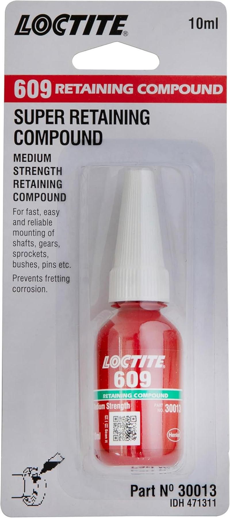 Loctite 609 Shaft Fit Retaining Compound 10 Ml image number 4