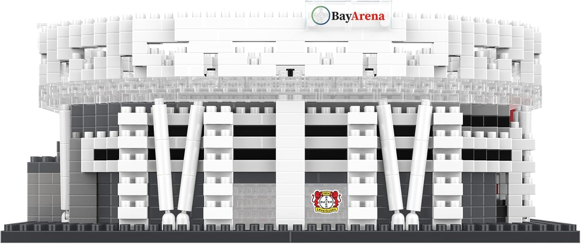 FOCO Official Licensed Bayer 04 Leverkusen FC Bayarena BRXLZ Bricks 3D Mini Football Stadium Construction Set image number 1