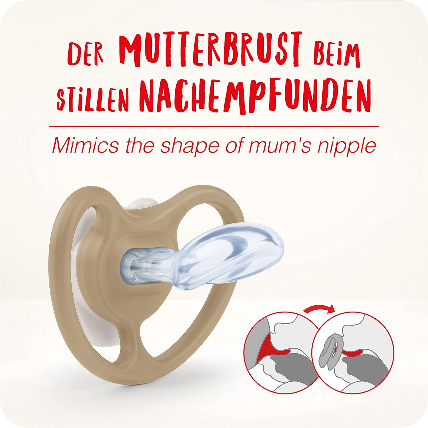 NUK Space Day & Night Baby Dummy | 18-36 Months | Glow-In-The-Dark Soothers with Extra Ventilation for Sensitive Skin | Bpa-Free Silicone | Zebra & Lion | 4 Count image number 3