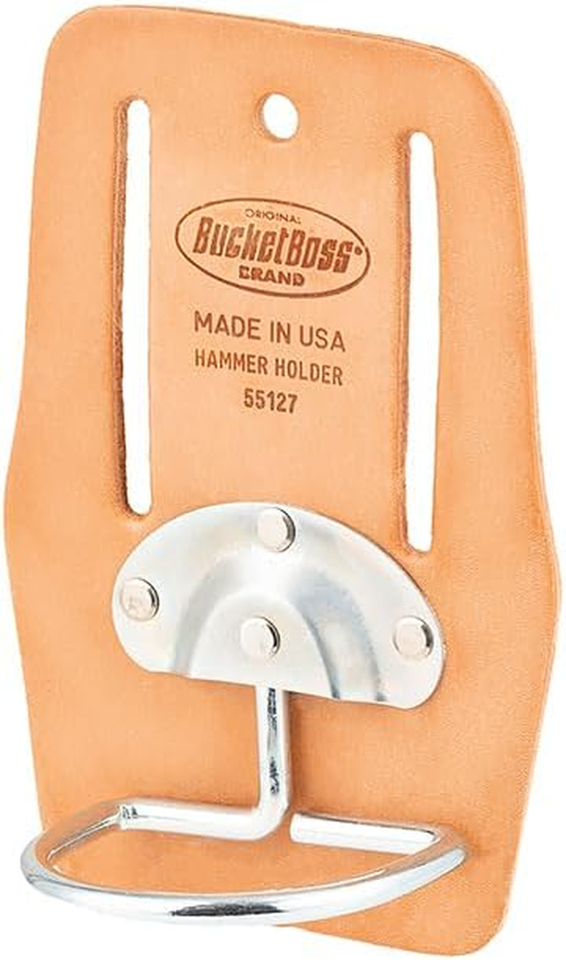 Bucket Boss 55127 Swinging Hammer Holder, Saddle Leather image number 6