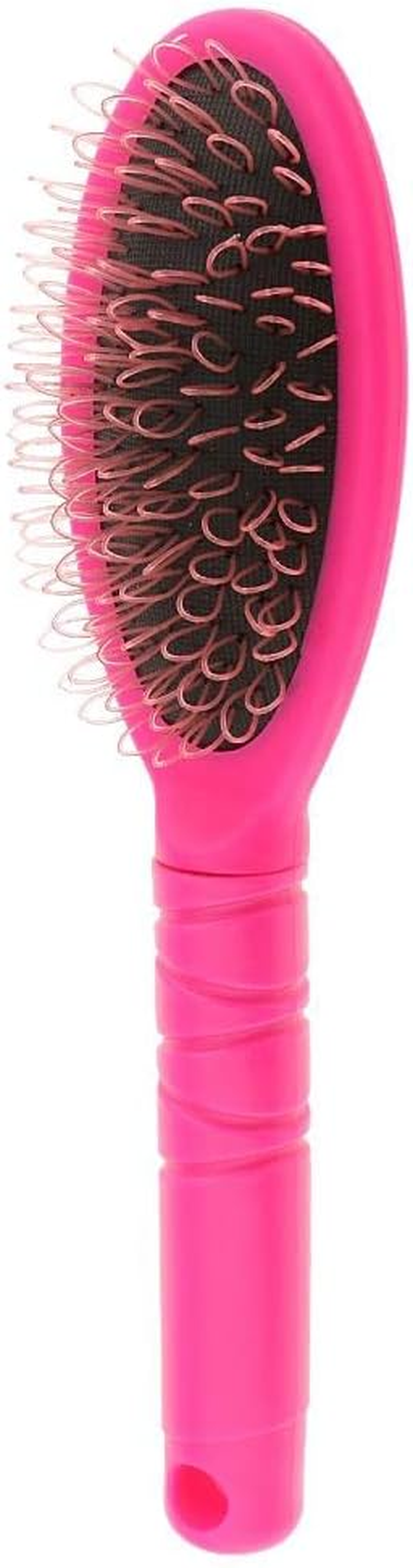 Oshhni Hair Bun Extension Loop Brush with Silicone Feature, Black, as Described
