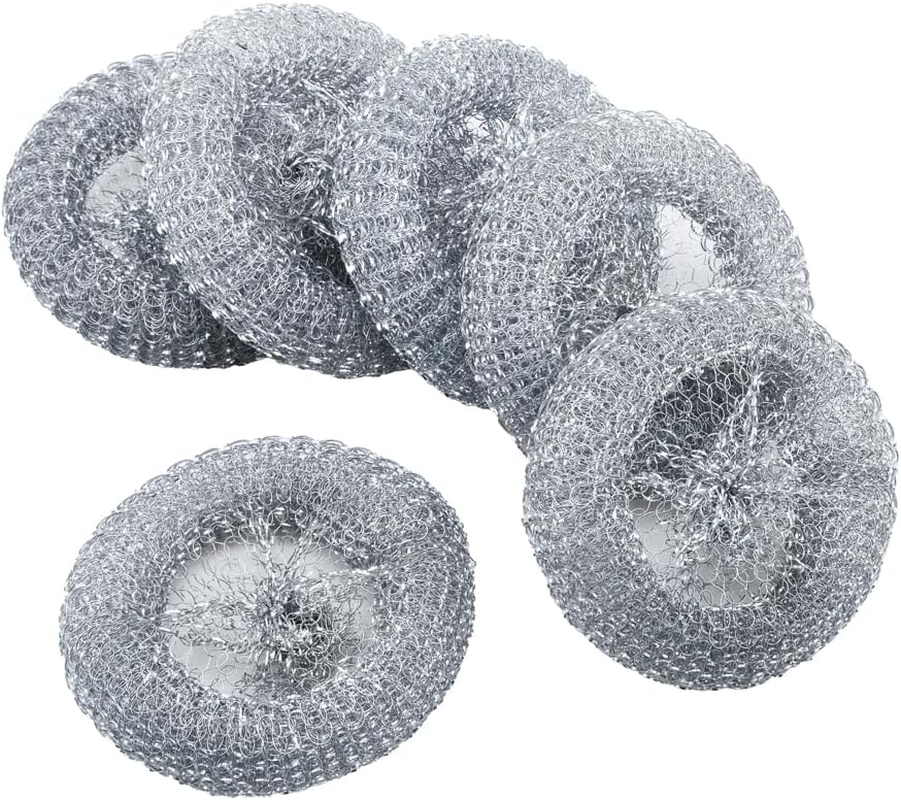 Jumbo Steel Scourer, 9 Cm Diameter (Pack of 6) image number 4