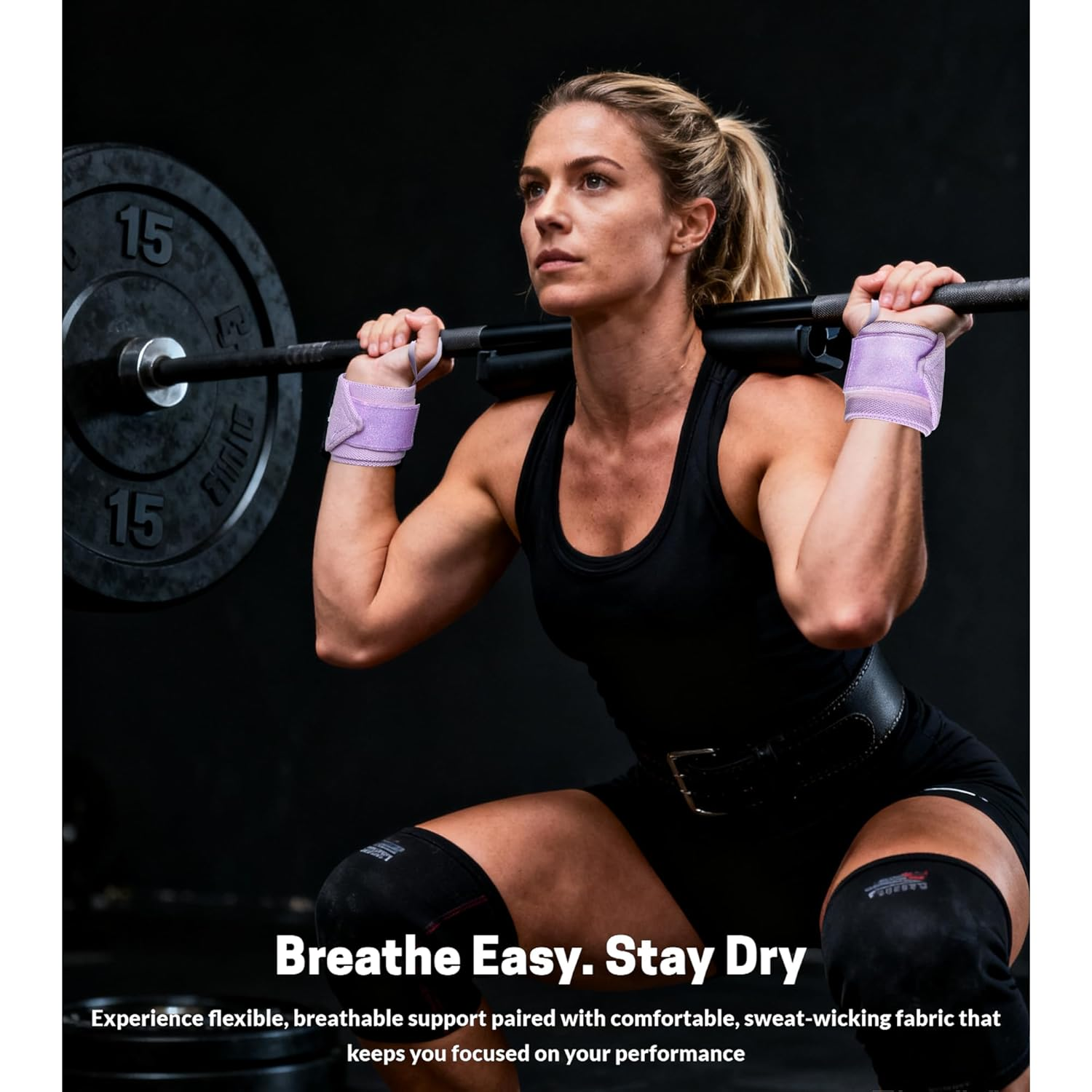 2 Pack Wrist Brace for Carpal Tunnel & Arthritis Pain Relief, Adjustable Wrist Support Wrap for Tendonitis, Gym Fitness Weightlifting, Highly Elastic Wrist Straps for Men & Women (Pink) - Blue image number 6