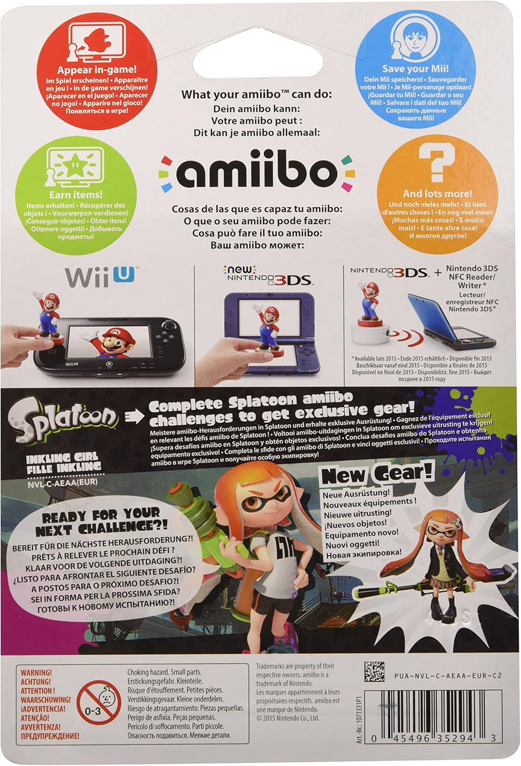 Amiibo Splatoon Inkling Girl for Nintendo Switch image number 3