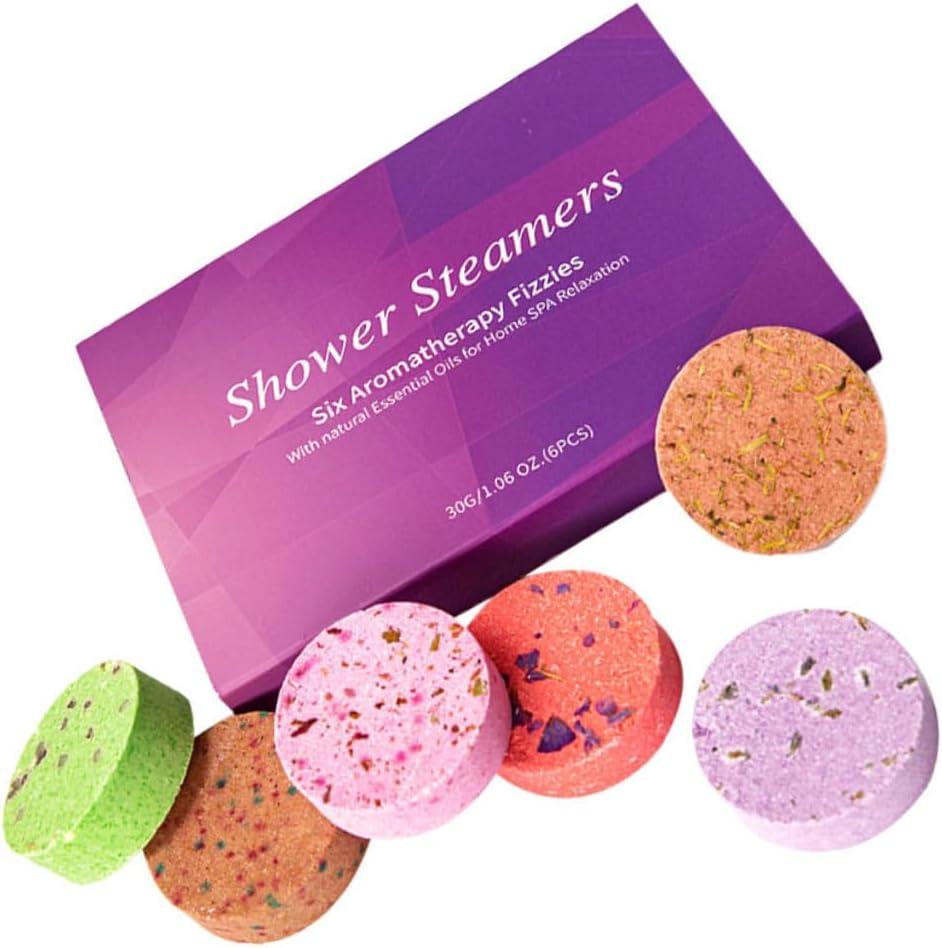 6Pcs Bath Salt Tablets Aromatherapy Dead Sea Tablets Spa Experience at Home Pamper