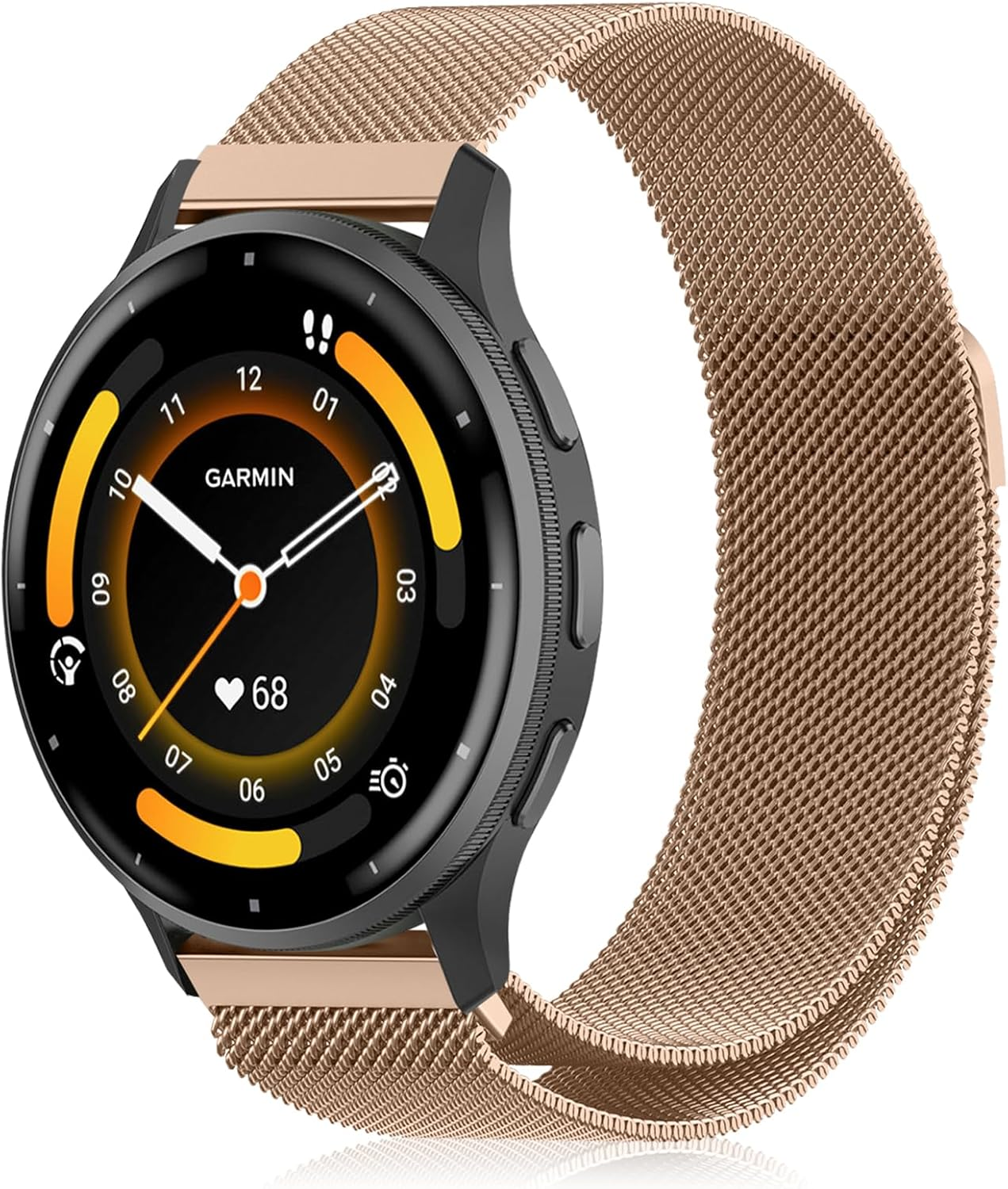 Yealred 22 Mm Metal Watch Strap Compatible with Garmin Forerunner 570 47Mm/Venu 3 45 Mm/V&iacute;voactive 4, Magnetic Replacement Band Compatible with Garmin Forerunner 265/255 / 255 Music